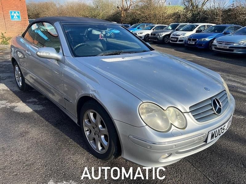 Used Mercedes CLK200 Elegance 2005 Silver Cabriolet