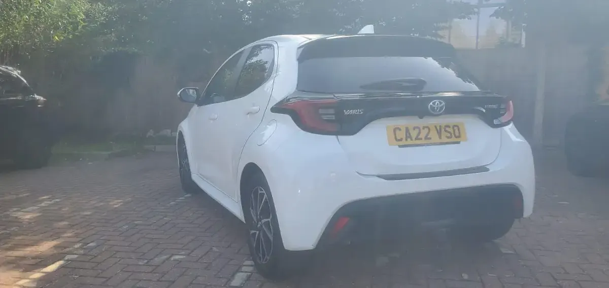 Used Toyota Yaris Design 2022 White Hatchback
