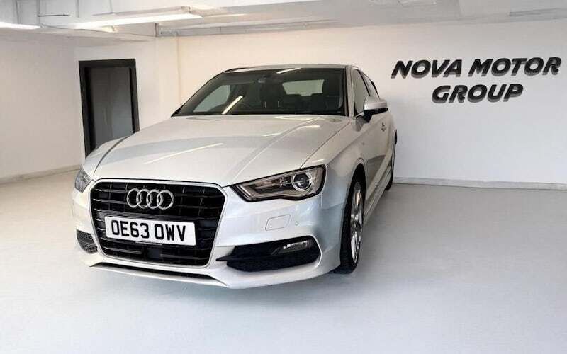 Silver Used 2014 Audi A3 S-Line Sedan | £9,099 (Fair price) - Image 1/4