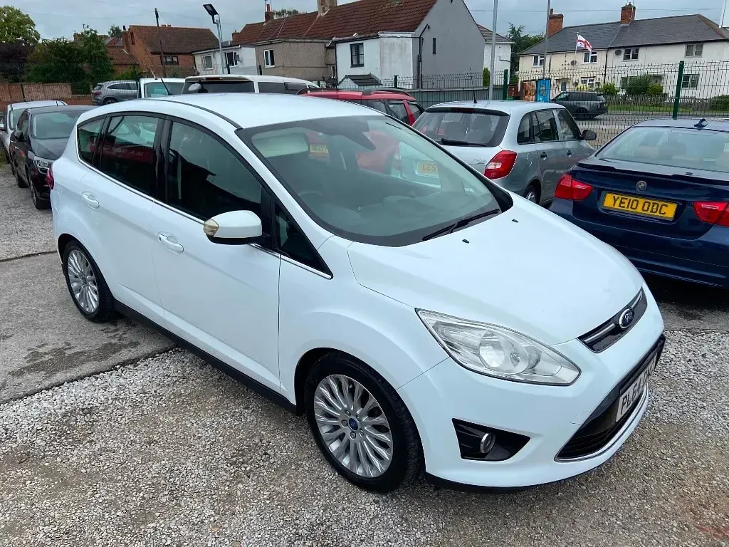 Used Ford C-MAX Titanium 113 HP (83 kW) 2014 White MPV
