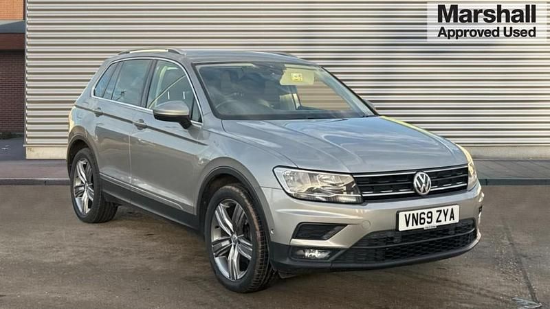 Silver Used 2019 VW Tiguan Match SUV | £16,029 (Fair price) - Image 1/4