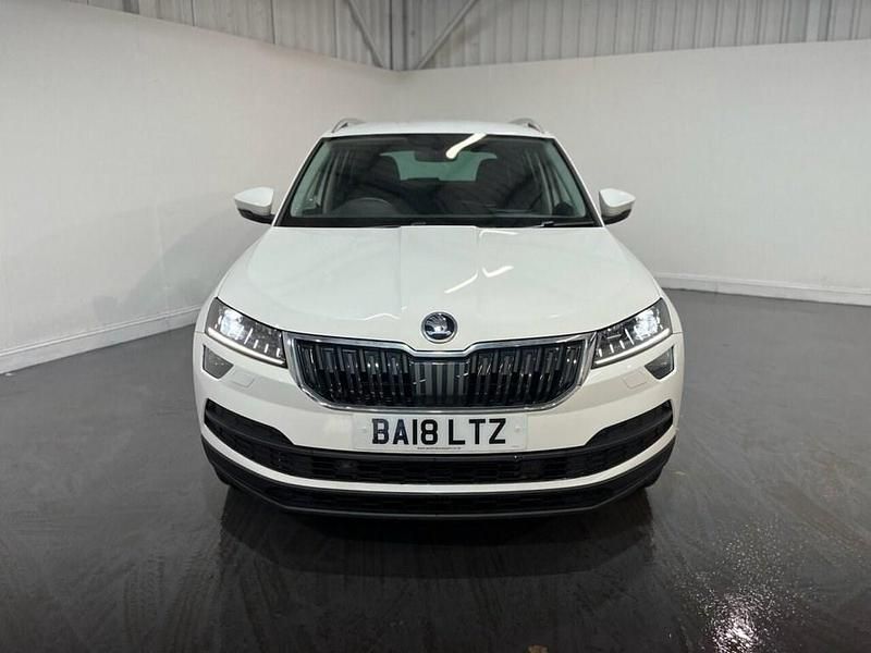 Used Skoda Karoq SE L 150 HP (110 kW) 2018 White SUV