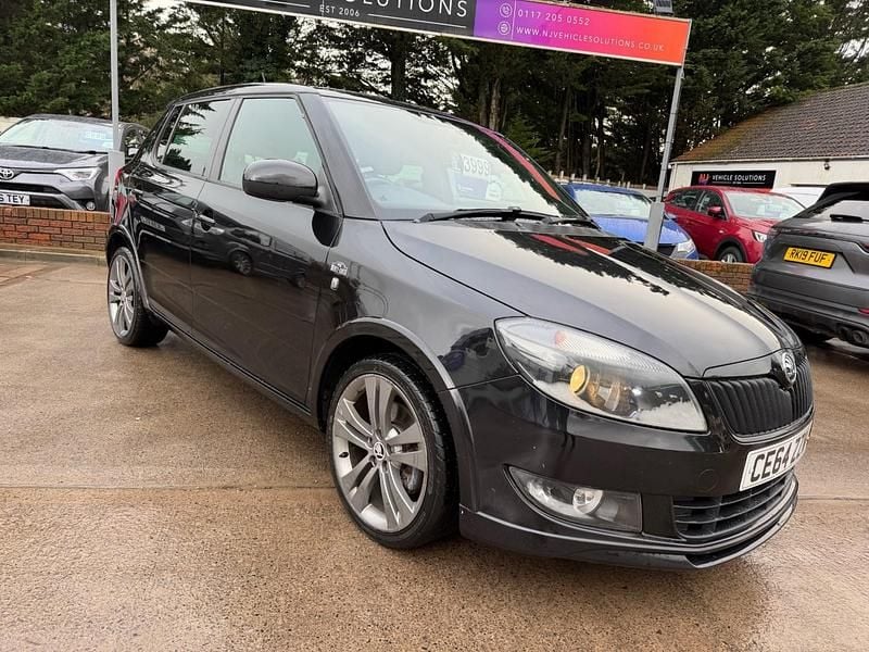 Used Skoda Fabia 105 HP (77 kW) 2014 Black Hatchback