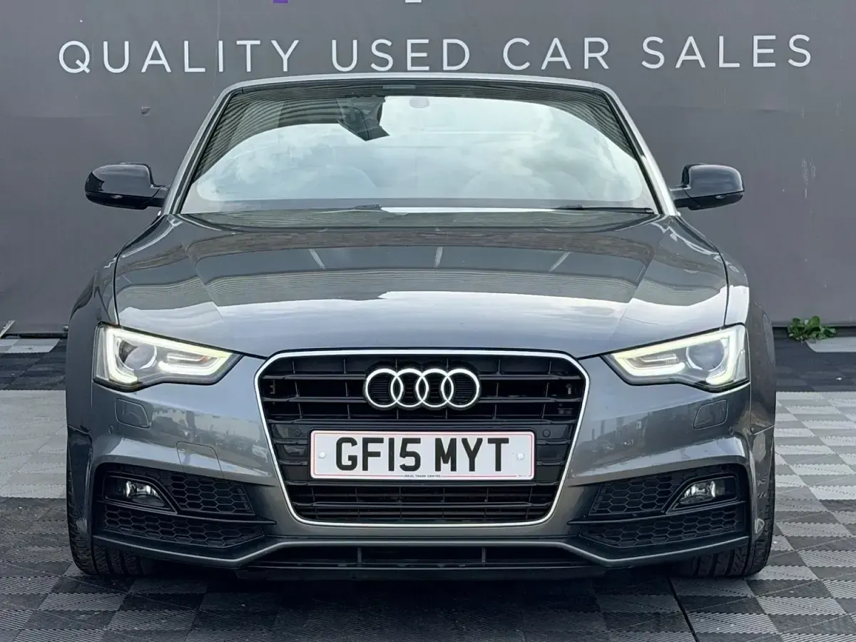 Used Audi A5 Cabriolet S-Line 177 HP (130 kW) 2015 Grey Cabriolet