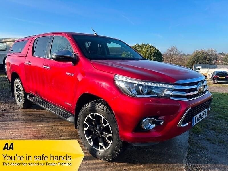 Red Used 2018 Toyota HiLux Pickup | £23,500 (Fair price) - Image 1/4