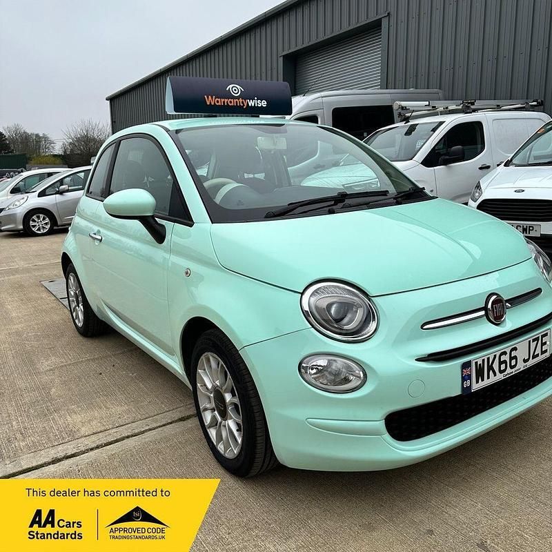Used Fiat 500 Pop Star 69 HP (50 kW) 2016 Green Hatchback
