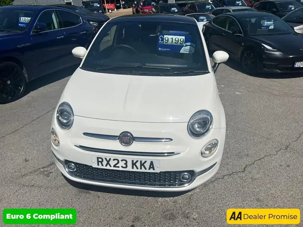 Used Fiat 500 70 HP (51 kW) 2023 White Hatchback