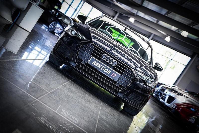 Used Audi A6 Black Edition 204 HP (150 kW) 2019 Blue Sedan