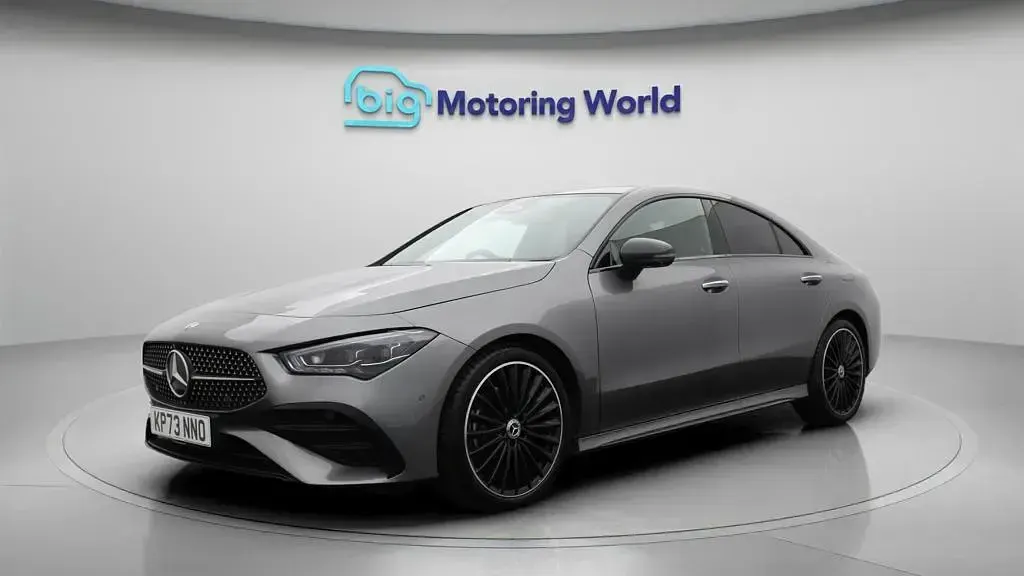 Used Mercedes CLA200 AMG line 177 HP (130 kW) 2023 Grey Coupe