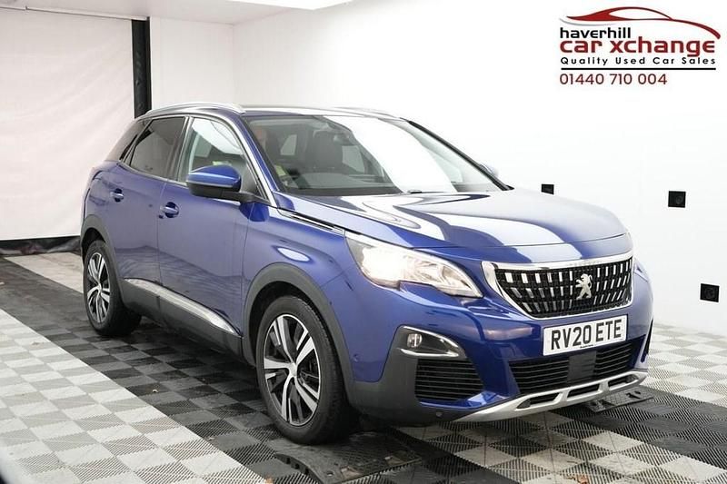 Blue Used 2020 Peugeot 3008 Allure SUV | £9,995 (Good price) - Image 1/4