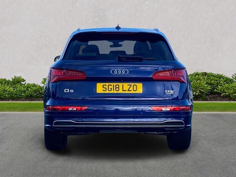 Used Audi Q5 S-Line 252 HP (185 kW) 2018 Blue SUV