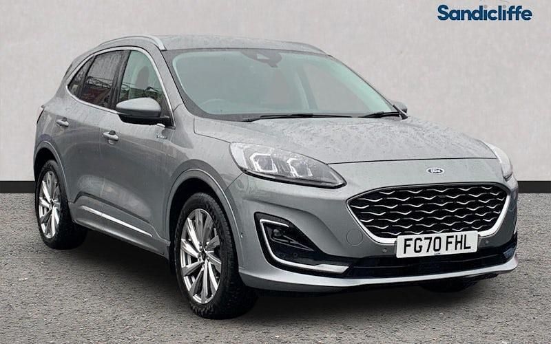 Solar silver (premium paint) Used 2023 Ford Kuga Vignale SUV | £17,064 (Fair price) - Image 1/4