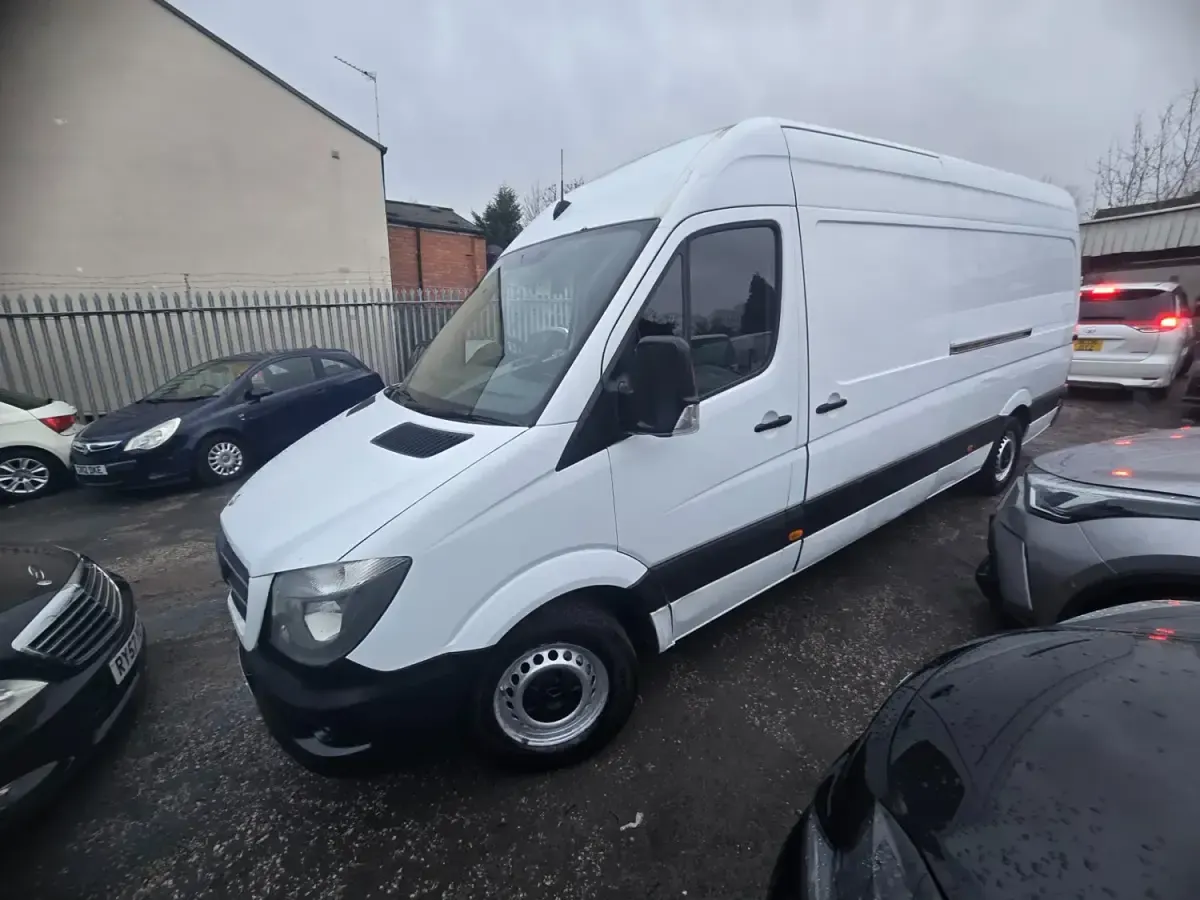 Begagnad Mercedes Sprinter 2014 Vit Van