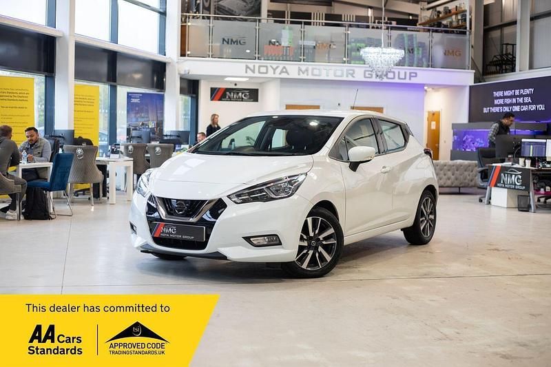 White Used 2019 Nissan Micra Acenta Limited Edition Hatchback | £8,599 (Good price) - Image 1/4