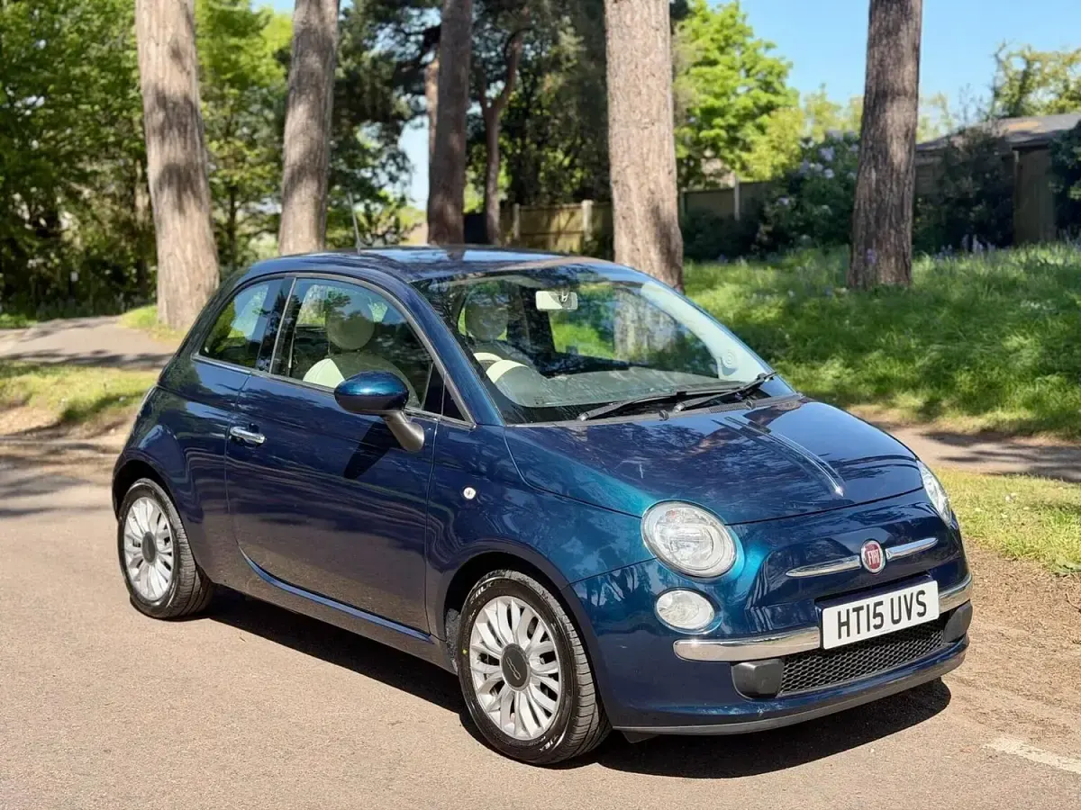 Used Fiat 500 Pop Star 2015 Blue Hatchback