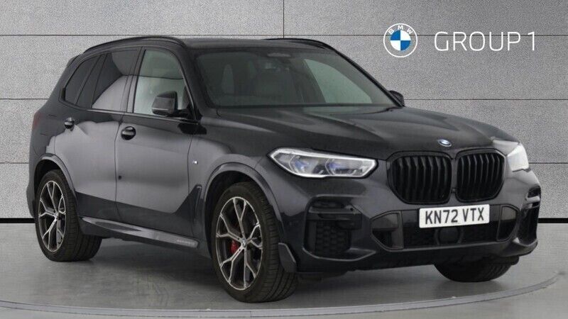 Black Used 2022 BMW X5 M Sport SUV | £47,990 (Good price) - Image 1/4