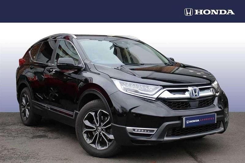 Crystal black Used 2022 Honda CR-V Hybrid SUV | £25,000 (Fair price) - Image 1/4