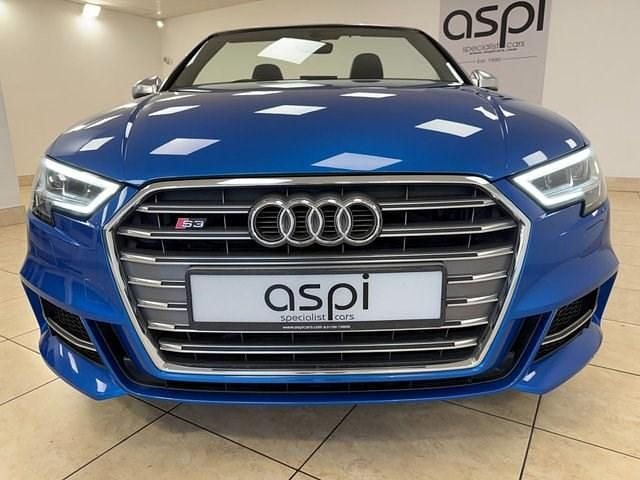 Used Audi S3 Cabriolet Design 310 HP (228 kW) 2017 Blue Cabriolet