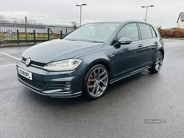 Used VW Golf VII GTD 184 HP (135 kW) 2018 Blue Hatchback