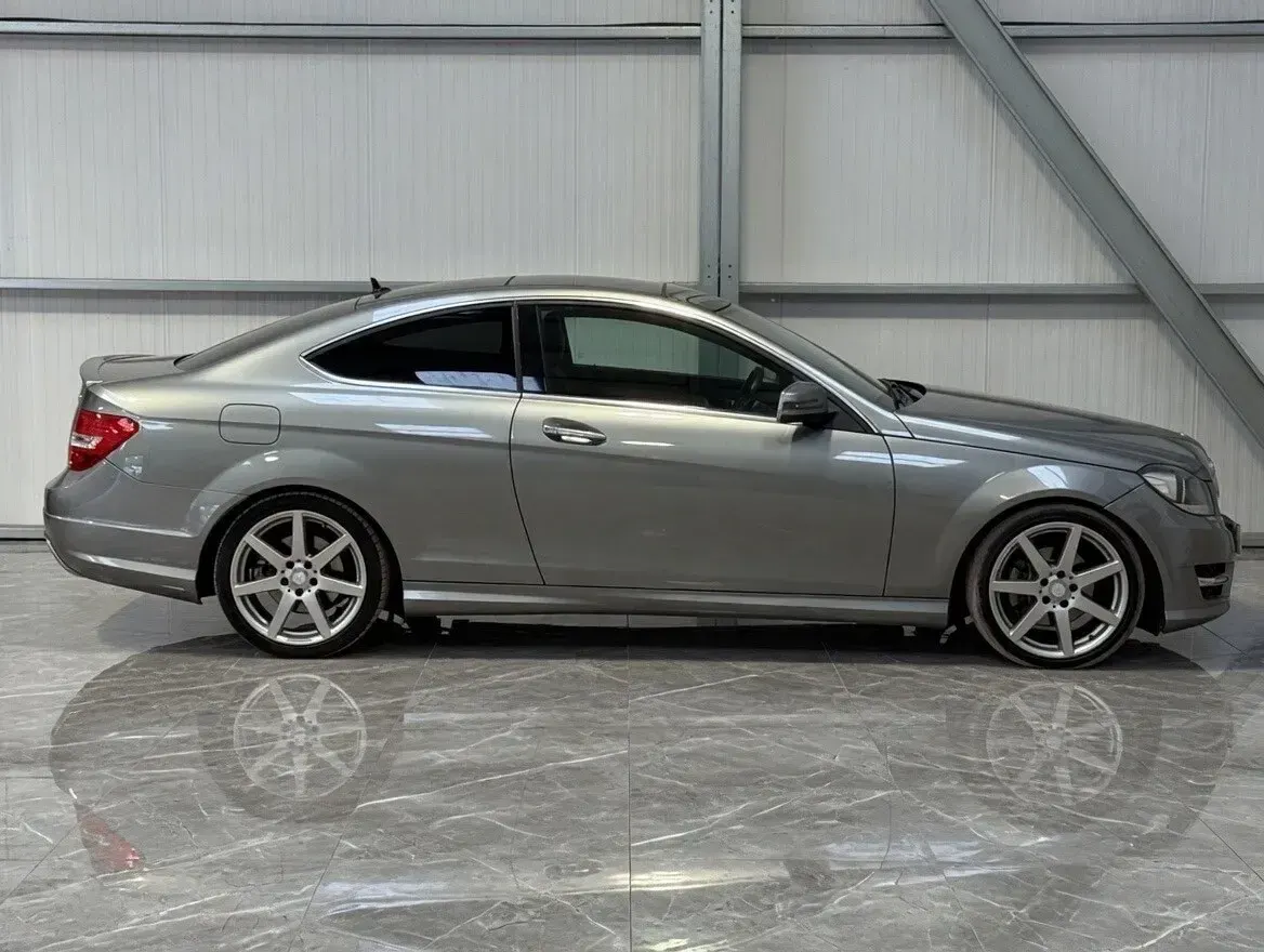 Used Mercedes C220 Sport Edition 170 HP (125 kW) 2014 Silver Coupe