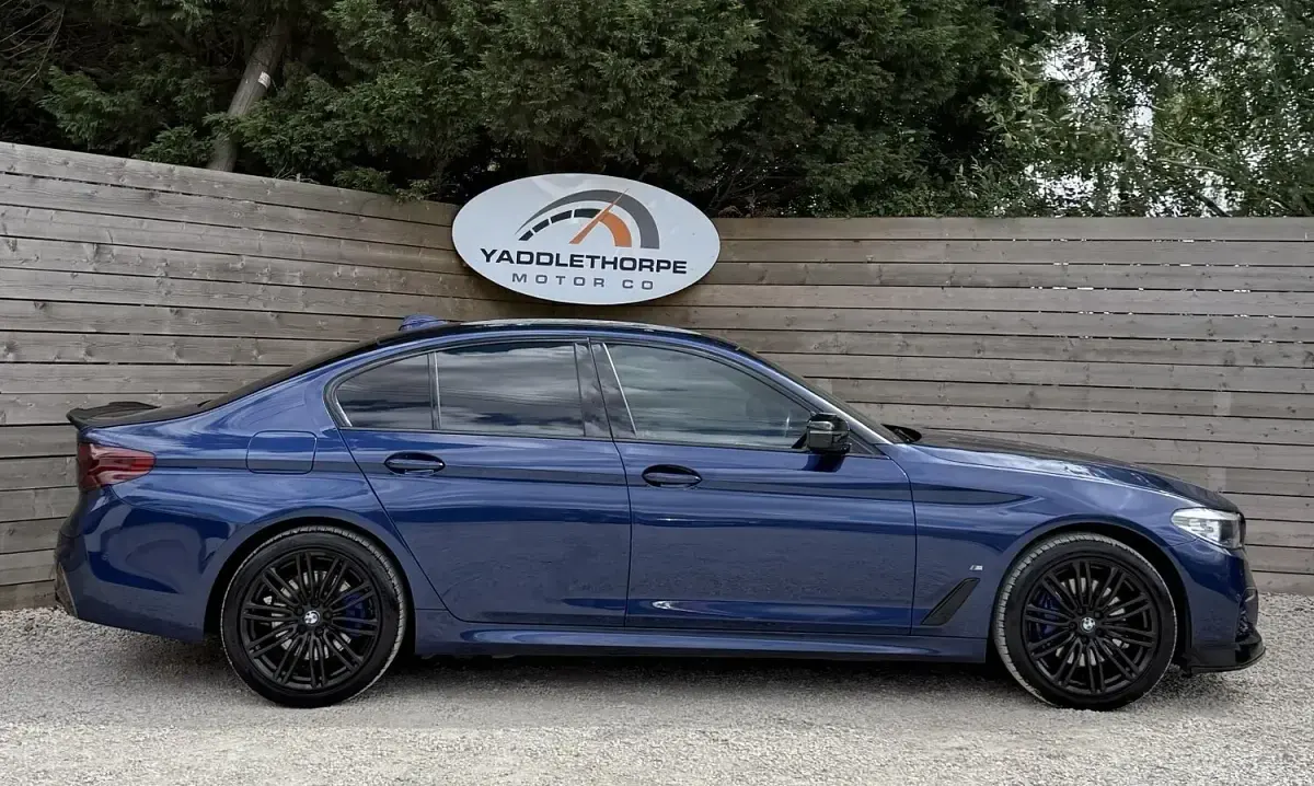 Used BMW 530e M Sport 252 HP (185 kW) 2019 Blue Sedan