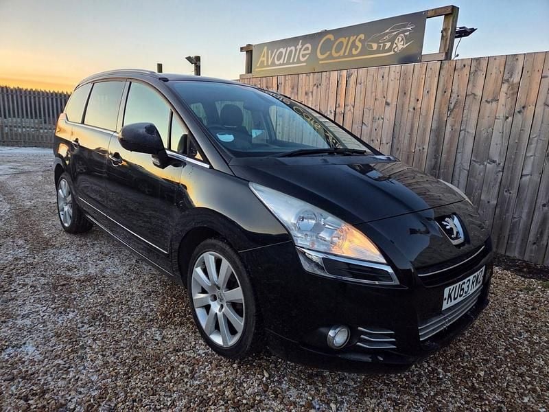 Black Used 2013 Peugeot 5008 Allure MPV | £3,995 (Fair price) - Image 1/4