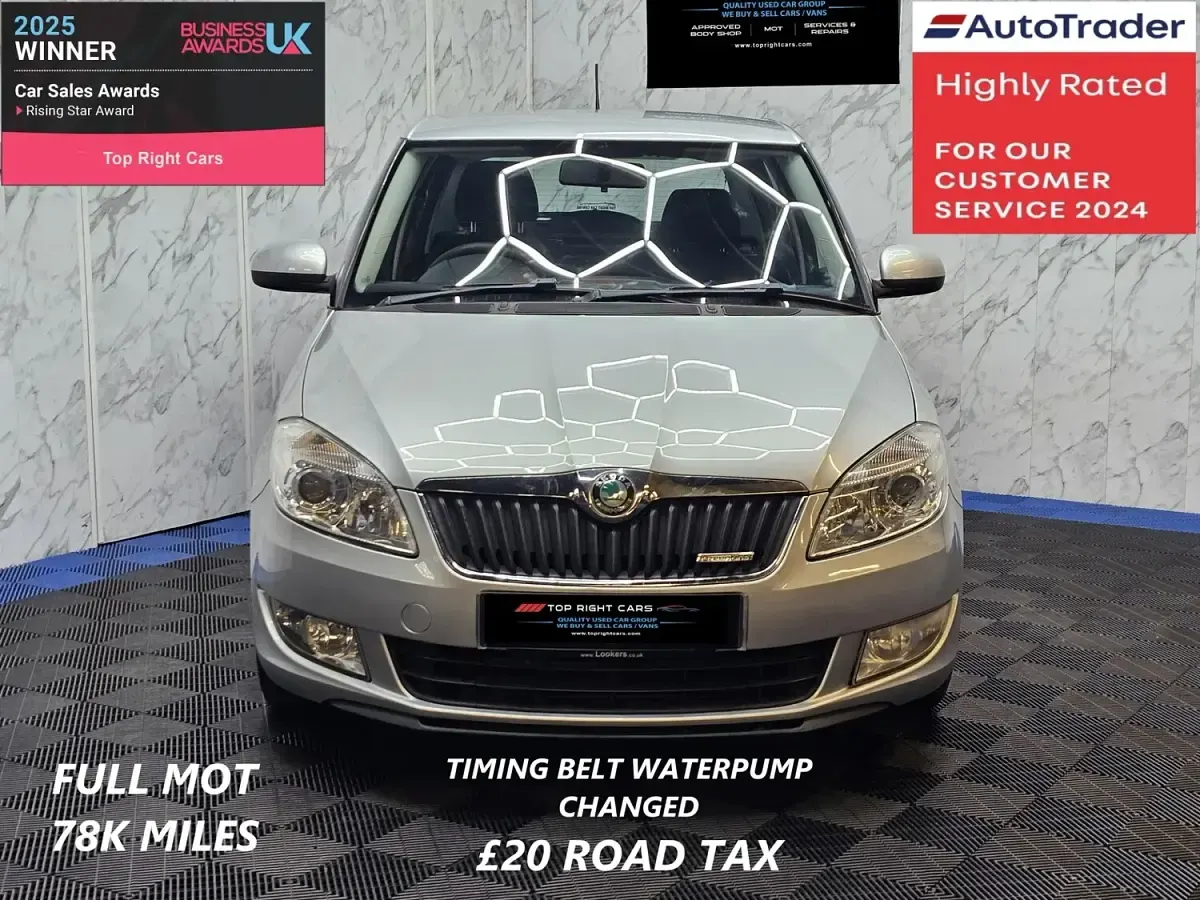 Used Skoda Fabia GreenLine 75 HP (55 kW) 2012 Silver Hatchback