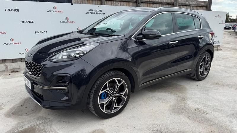 Used Kia Sportage GT-Line 136 HP (100 kW) 2019 Black SUV