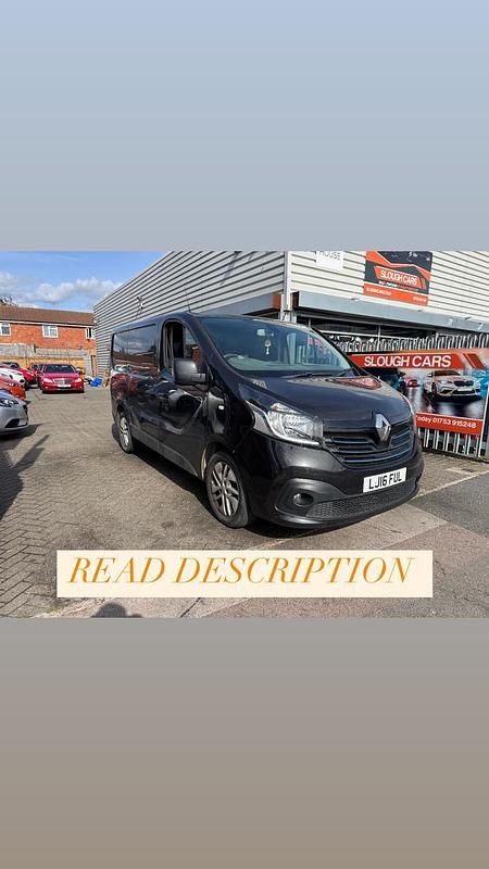 Black Used 2016 Renault Trafic Van | £1,295 (Fair price) - Image 1/4