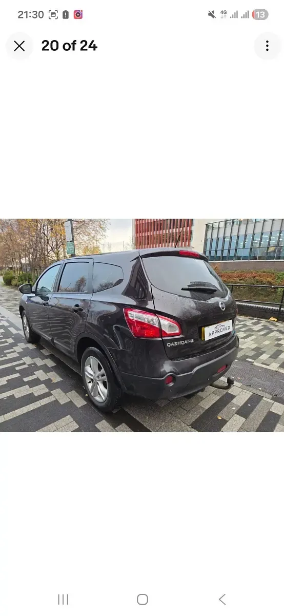 Used Nissan Qashqai +2 Acenta 110 HP (80 kW) 2012 Black SUV