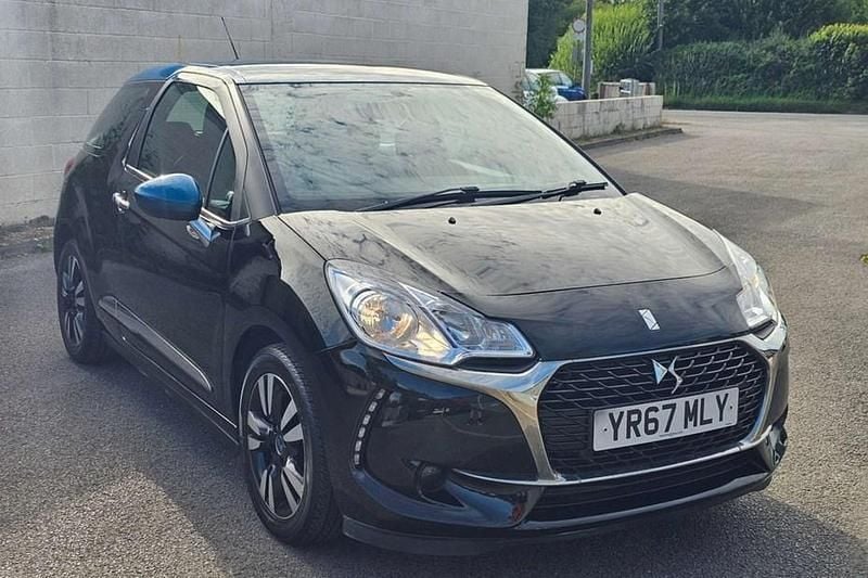 Black Used 2017 DS Automobiles DS3 Chic Hatchback | £5,750 (Fair price) - Image 1/1