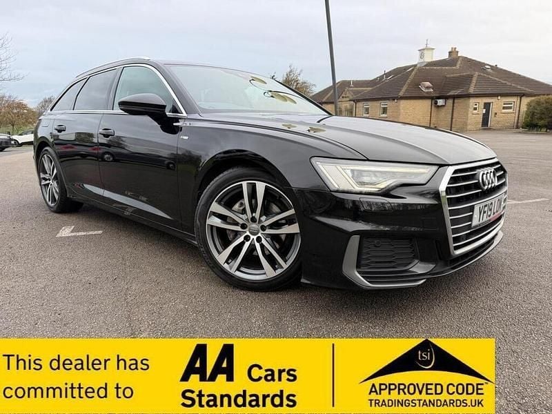 Used Audi A6 S-Line 204 HP (150 kW) 2019 Black Estate