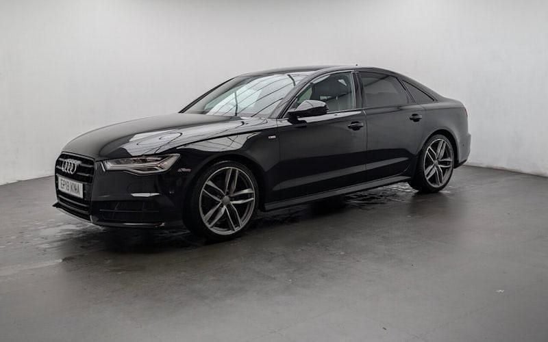 Used Audi A6 Black Edition 190 HP (139 kW) 2018 Black Sedan