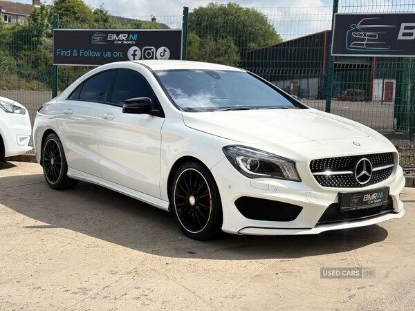 White Used 2015 Mercedes CLA200 AMG Sedan | £8,995 (Expensive) - Image 1/4