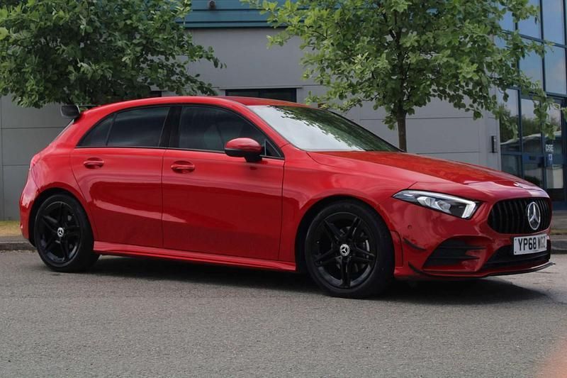 Red Used 2018 Mercedes A180 Executive Hatchback | £16,295 (Fair price) - Image 1/4