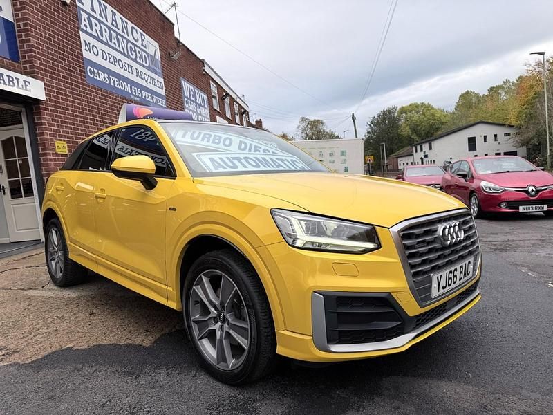 Yellow Used 2017 Audi Q2 S-Line SUV | £14,995 (A bit pricey) - Image 1/4