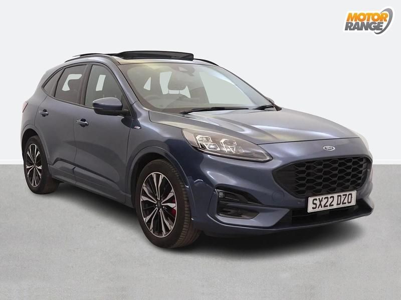 Blue Used 2022 Ford Kuga ST-Line X SUV | £19,695 (Fair price) - Image 1/4