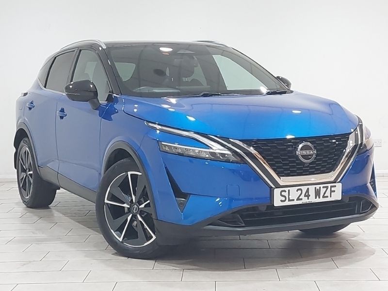 Blue Used 2024 Nissan Qashqai Tekna SUV | £22,998 (Expensive) - Image 1/4