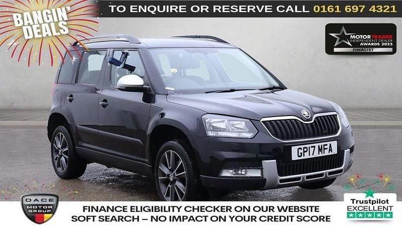 Black Used 2017 Skoda Yeti SE Drive SUV | £10,440 (Fair price) - Image 1/3