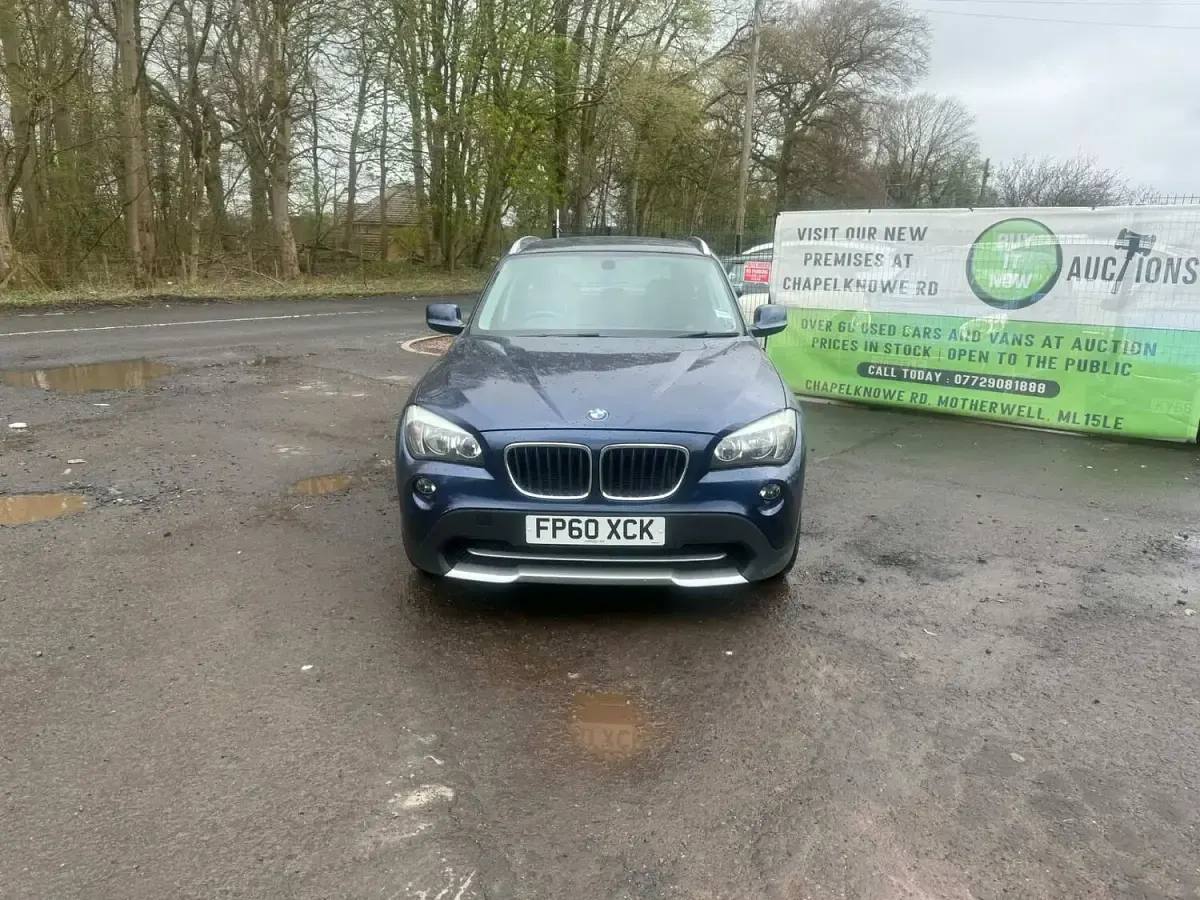 Used BMW X1 174 HP (127 kW) 2010 Blue SUV