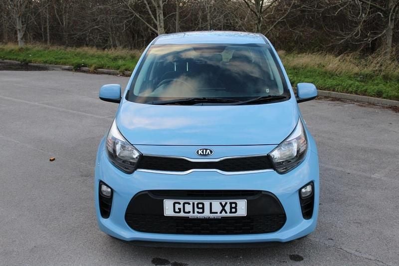 Used Kia Picanto 66 HP (48 kW) 2019 Blue Hatchback