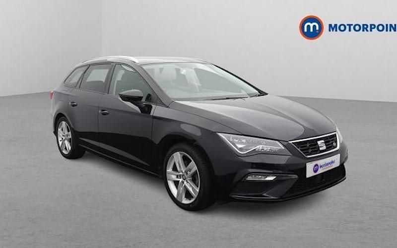 Used Seat Leon FR 150 HP (110 kW) 2019 Black Estate