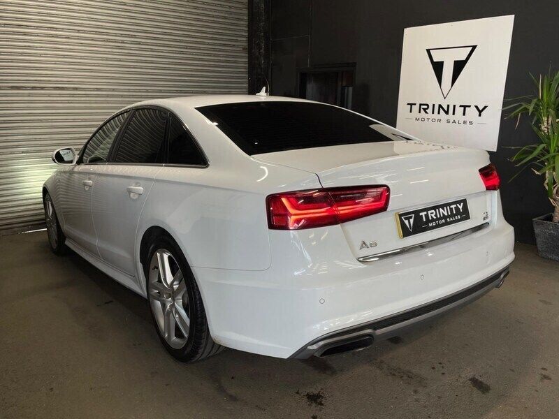 Used Audi A6 S-Line 190 HP (139 kW) 2015 White Sedan