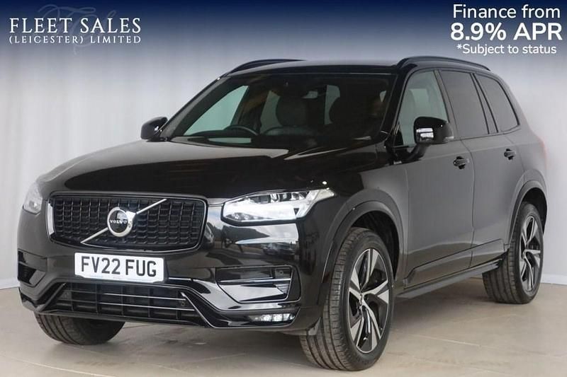 Black Used 2022 Volvo XC90 R-Design SUV | £38,945 (Fair price) - Image 1/3