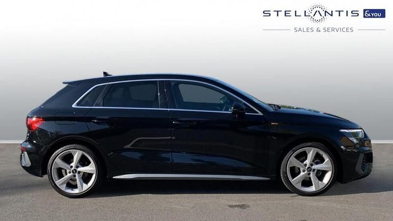 Black Used 2022 Audi A3 Sportback S-Line Hatchback | £20,624 (A bit pricey) - Image 1/4