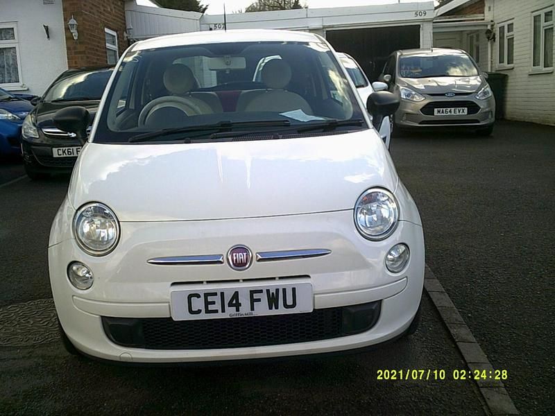 Used Fiat 500 Pop 2014 White Hatchback