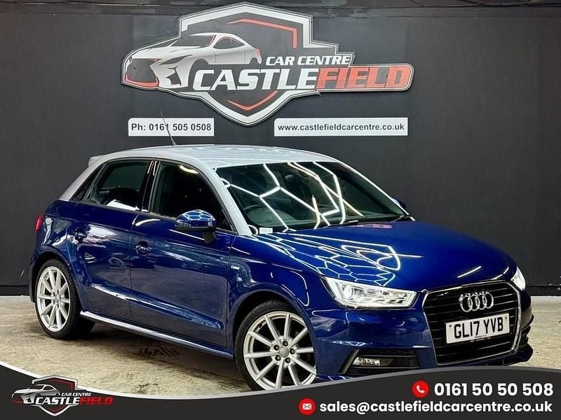 Blue Used 2017 Audi A1 Sportback S-Line Hatchback | £9,995 (Fair price) - Image 1/3
