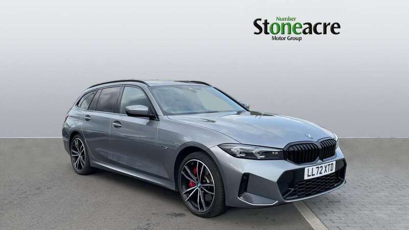 Grey Used 2022 BMW 330e M Sport Estate | £26,995 (Fair price) - Image 1/4