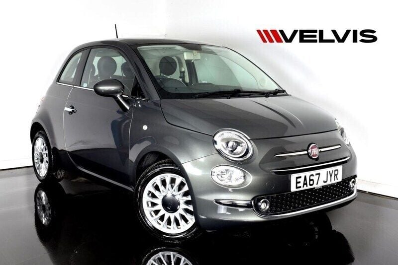 Grey Used 2017 Fiat 500 Lounge Hatchback | £6,791 (Fair price) - Image 1/4