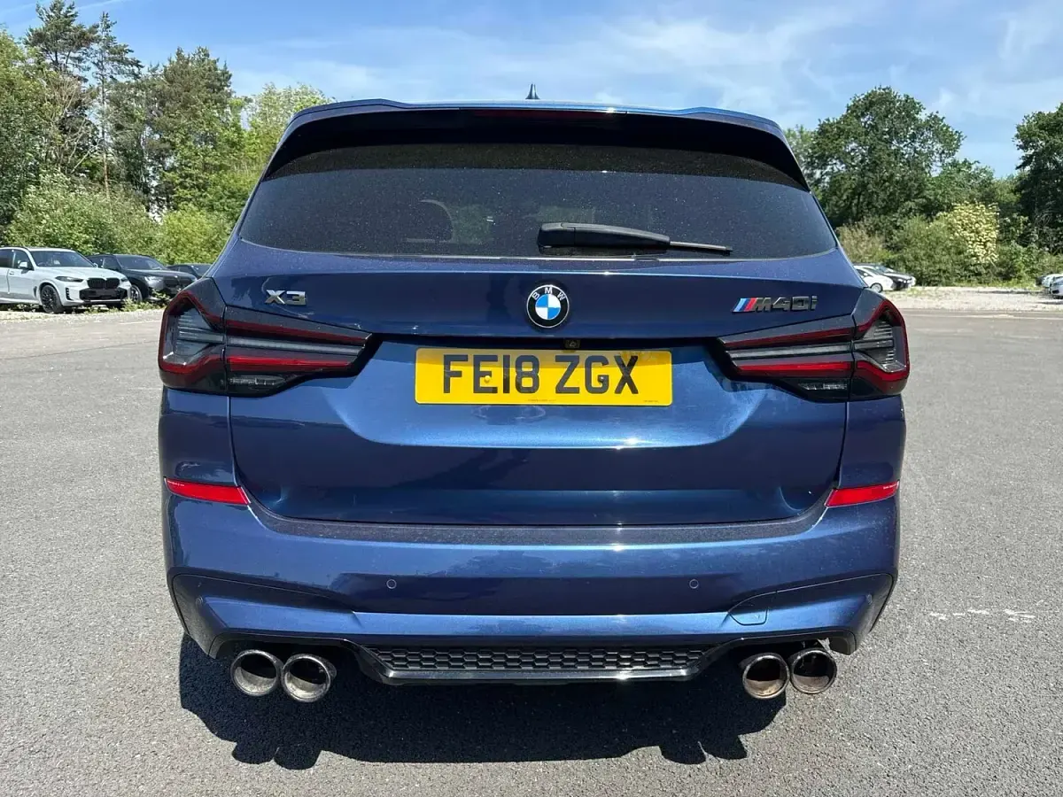 Used BMW X3 Comfort Edition 355 HP (261 kW) 2018 Blue SUV